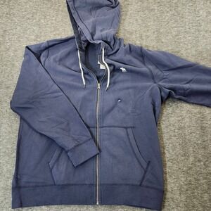 NWT Abercrombie & Fitch Soft Fleece Zip Up Hooded Jacket Men's XXL